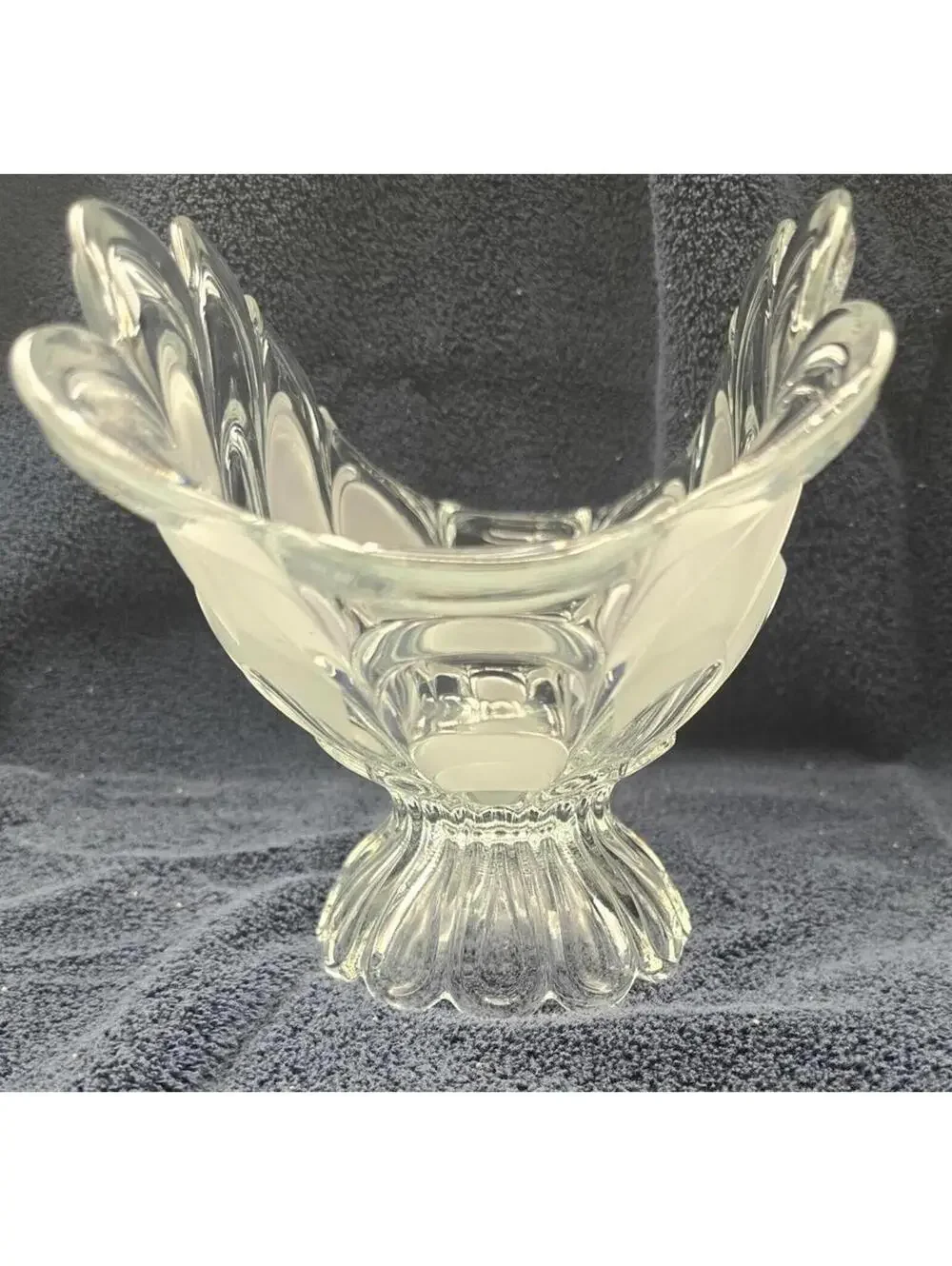 Vintage MCM Bohemia Glass 